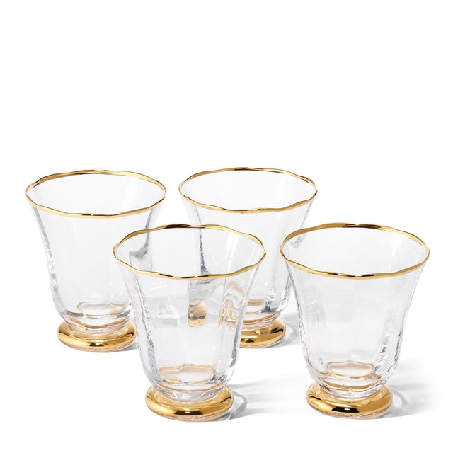 Sophia Tumblers Set of 4 by AERIN at Fig Linens and Home