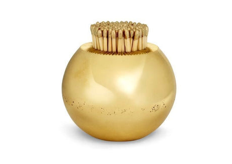 Sphere Match Striker by AERIN 2.7" x 3.5" Gold at FIG LINENS AND HOME 3