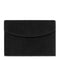 Suede Envelope Clutch in Black by AERIN at Fig Linen and Home - Flap Down
