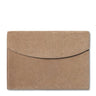 Suede Envelope Clutch in Sand by AERIN at Fig Linens and Home - Flap Down