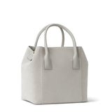 Suede Nano Weekender Bag in Dove by AERIN at Fig Linens and Home 3