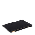 Suede Pouch Black by AERIN at Fig Linens and Home - View 1