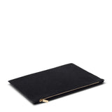 Suede Pouch Black by AERIN at Fig Linens and Home - View 1
