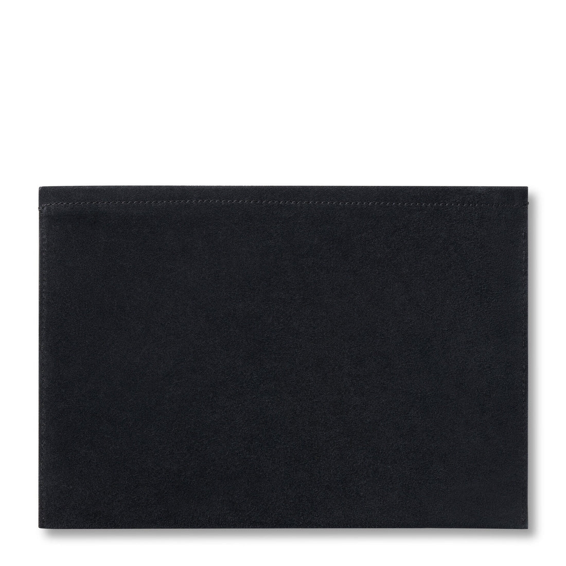Suede Pouch Black by AERIN at Fig Linens and Home - View 2