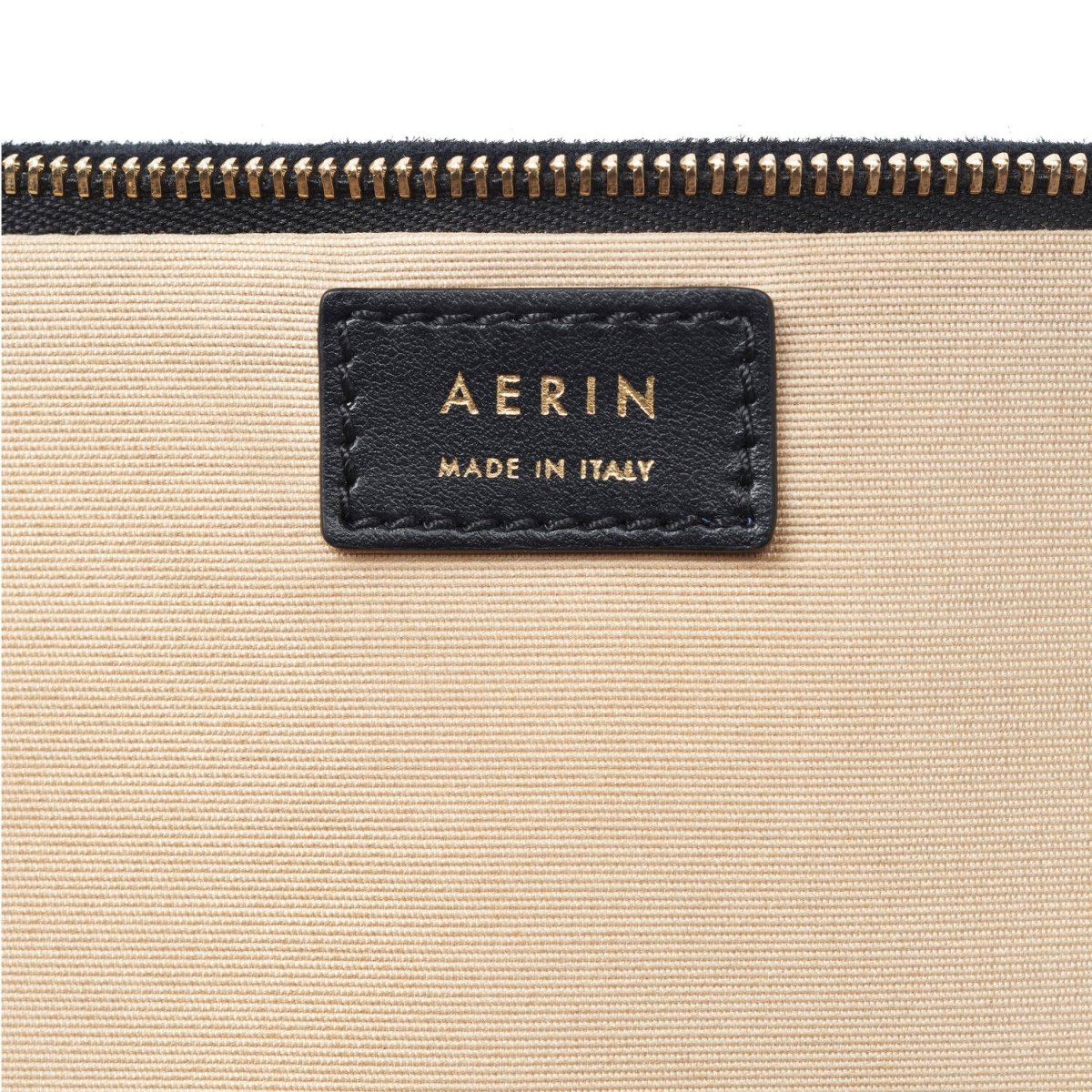 Suede Pouch Black by AERIN at Fig Linens and Home - View 3