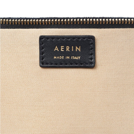 Suede Pouch Black by AERIN at Fig Linens and Home - View 3