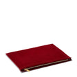 Suede Pouch Cherry by AERIN at Fig Linens and Home - View 1