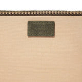 Suede Pouch Loden by AERIN 10"l x 7"h Loden at FIG LINENS AND HOME 4