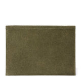 Suede Pouch Loden by AERIN 10"l x 7"h Loden at FIG LINENS AND HOME 3