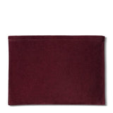 Suede Pouch Ruby by AERIN at Fig Linens and Home - View 2