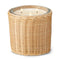 Tulia Wicker Candle in Uzes Tuberose by AERIN at Fig Linens and Home - 3-wick burning