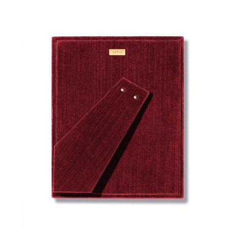 Valentina Velvet Frame - 4 x 6 in Cinnabar by AERIN at Fig Linens and Home - Back