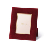 Valentina Velvet Frame - 4 x 6 in Cinnabar by AERIN at Fig Linens and Home 1