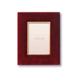 Valentina Velvet Frame - 4 x 6 in Cinnabar by AERIN at Fig Linens and Home 2