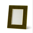 Valentina Velvet Frame - 5 x 7 - Moss by AERIN at Fig Linens and Home - Front View