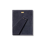 Valentina Velvet Frame in Dusk Blue - 4 x 6 by AERIN at Fig Linens and Home - Back View