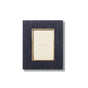 Valentina Velvet Frame in Dusk Blue - 4 x 6 by AERIN at Fig Linens and Home - Front