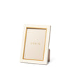 Varda Lacquer Frame in Cream - 4 x 6 by AERIN 5.2" x 7.2" x 1.0" Cream at FIG LINENS AND HOME 3