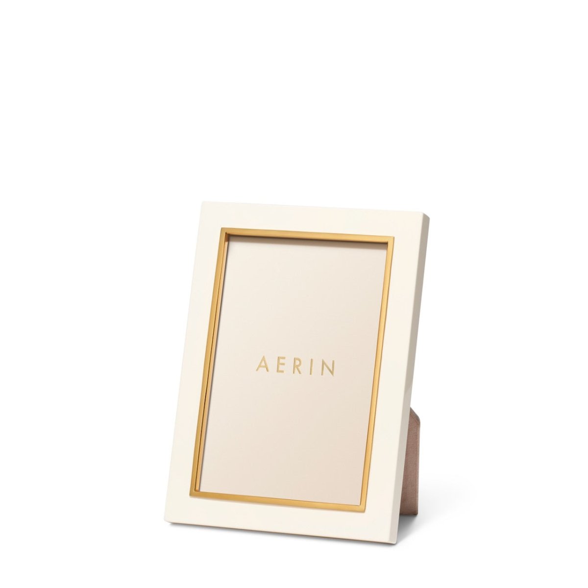 Varda Lacquer Frame in Cream - 4 x 6 by AERIN 5.2" x 7.2" x 1.0" Cream at FIG LINENS AND HOME 3
