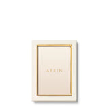 Varda Lacquer Frame in Cream - 4 x 6 by AERIN 5.2" x 7.2" x 1.0" Cream at FIG LINENS AND HOME 1