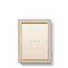 Varda Lacquer Frame in Taupe - 5 x 7 by AERIN 6.1" x 8.1" x 1.0" Taupe at FIG LINENS AND HOME 1