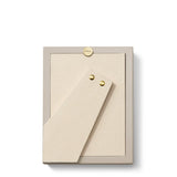 Varda Lacquer Frame in Taupe - 5 x 7 by AERIN 6.1" x 8.1" x 1.0" Taupe at FIG LINENS AND HOME 3