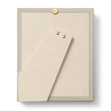 Varda Lacquer Frame in Taupe - 8 x 10 by AERIN 9.1" x 11.1" x 2.0" Taupe at FIG LINENS AND HOME 3