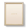 Varda Lacquer Frame in Taupe - 8 x 10 by AERIN 9.1" x 11.1" x 2.0" Taupe at FIG LINENS AND HOME 1