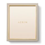 Varda Lacquer Frame in Taupe - 8 x 10 by AERIN 9.1" x 11.1" x 2.0" Taupe at FIG LINENS AND HOME 1