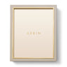 Varda Lacquer Frame in Taupe - 8 x 10 by AERIN 9.1" x 11.1" x 2.0" Taupe at FIG LINENS AND HOME 1