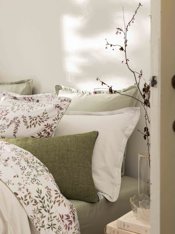 Alexandre Turpault Tourbillon Cosmos Flower Organic Bedding at Fig Linens & Home - Lifestyle 4
