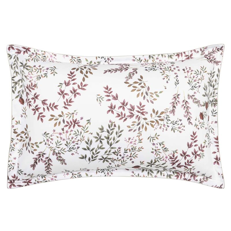 Pillow Sham - Alexandre Turpault Tourbillon Cosmos Flower Organic Bedding at Fig Linens & Home