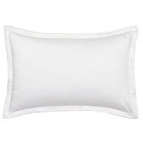 Pillow Sham Back - Alexandre Turpault Tourbillon Cosmos Flower Organic Bedding at Fig Linens & Home