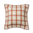 Aberdeen Euro Pillow Sham by Alicia Adams Alpaca - Ivory and Orange