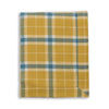 Alicia Adams Alpaca Aberdeen Throw - French Yellow and Teal at Fig Linens and Home