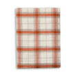 Alicia Adams Alpaca Aberdeen Throw - Ivory and Orange at Fig Linens and Home