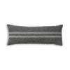 Big Sur Long Lumbar Pillow in Grey / Light Grey | Alicia Adams Alpaca at Fig Linens and Home
