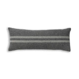 Big Sur Long Lumbar Pillow in Grey / Light Grey | Alicia Adams Alpaca at Fig Linens and Home