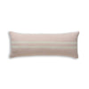 Big Sur Long Lumbar Pillow in Pink Powder / Ivory | Alicia Adams Alpaca at Fig Linens and Home