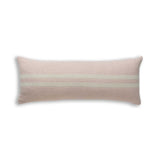 Big Sur Long Lumbar Pillow in Pink Powder / Ivory | Alicia Adams Alpaca at Fig Linens and Home