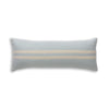 Big Sur Long Lumbar Pillow in Spa Blue / Ivory | Alicia Adams Alpaca at Fig Linens and Home