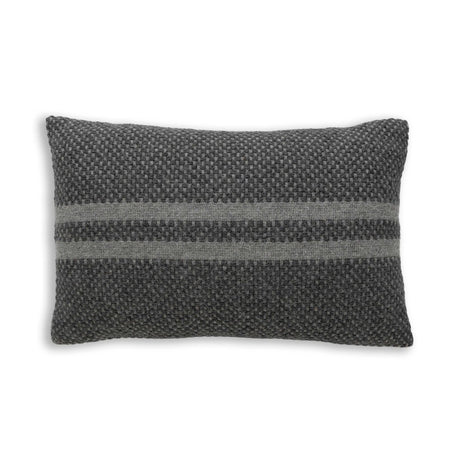 Big Sur Lumbar Pillow in Grey / Light Grey | Alicia Adams Alpaca at Fig Linens and Home