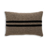 Big Sur Lumbar Pillow in Light Camel / Black | Alicia Adams Alpaca at Fig Linens and Home
