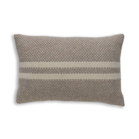 Big Sur Lumbar Pillow in Light Taupe / Ivory | Alicia Adams Alpaca at Fig Linens and Home