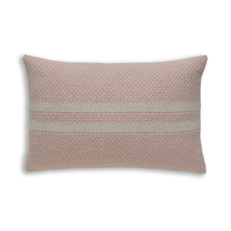 Big Sur Lumbar Pillow in Pink Powder / Ivory | Alicia Adams Alpaca at Fig Linens and Home