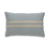 Big Sur Lumbar Pillow in Spa Blue / Ivory | Alicia Adams Alpaca at Fig Linens and Home
