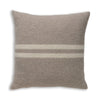 Big Sur Square Pillow in Light Taupe / Ivory | Alicia Adams Alpaca at Fig Linens and Home