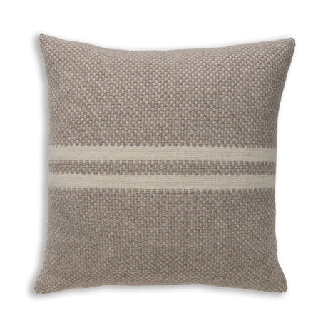 Big Sur Square Pillow in Light Taupe / Ivory | Alicia Adams Alpaca at Fig Linens and Home