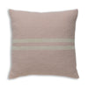 Big Sur Square Pillow in Pink Powder / Ivory | Alicia Adams Alpaca at Fig Linens and Home