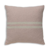 Big Sur Square Pillow in Pink Powder / Ivory | Alicia Adams Alpaca at Fig Linens and Home